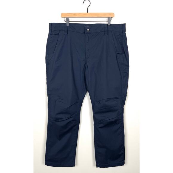 Carhartt Force Relaxed Fit Ripstop Utility Straight Pant Navy 40 x 30 BN5358-M - Picture 1 of 13